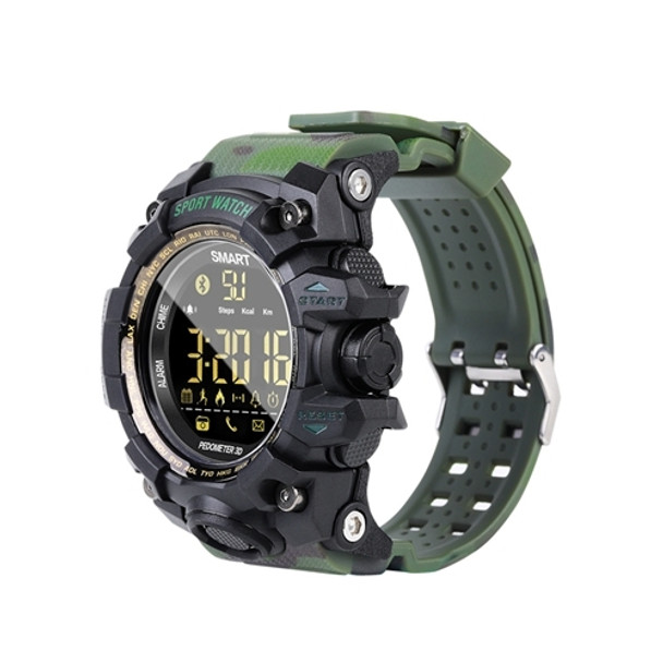 EX16S Sports Smart Watch IP67 Waterproof Outdoor Bluetooth Remote Pedemeter Long Standby