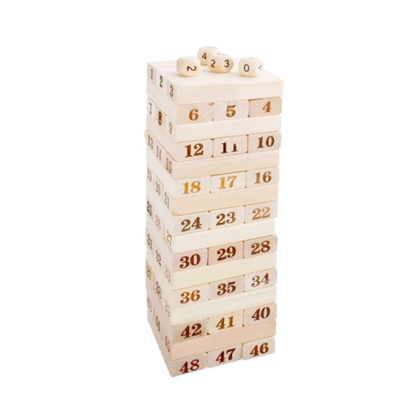 48 PCS Pile Wooden Building Blocks