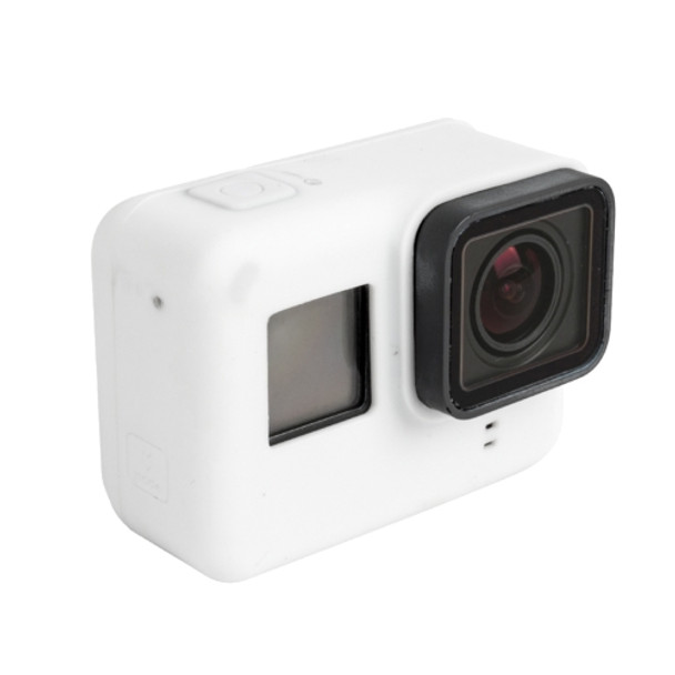 For GoPro HERO5 Silicone Housing Protective Case Cover Shell(White)