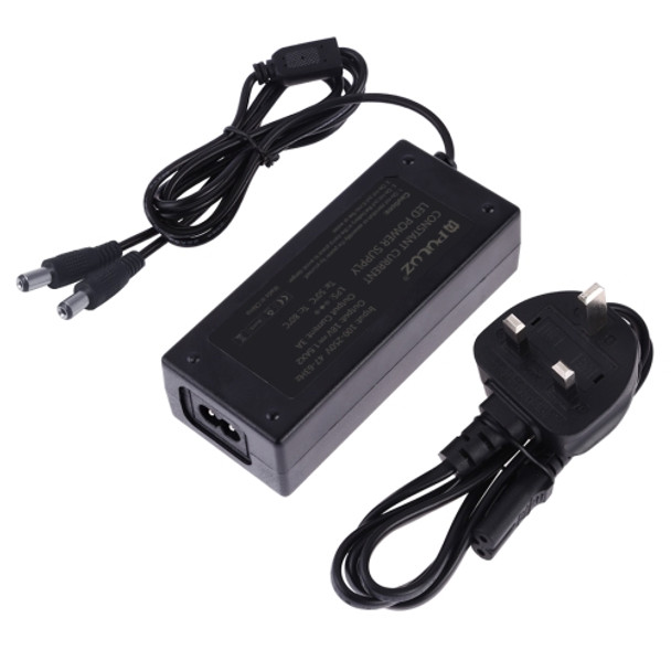 PULUZ Constant Current LED Power Supply Power Adapter for 80cm Studio Tent, AC 100-250V to DC 18V 3A(UK Plug)