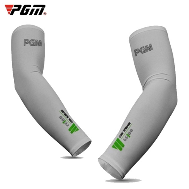 PGM Golf Ice Silk Sunscreen Sleeve for Men and Women (Color:Grey Size:XXL)