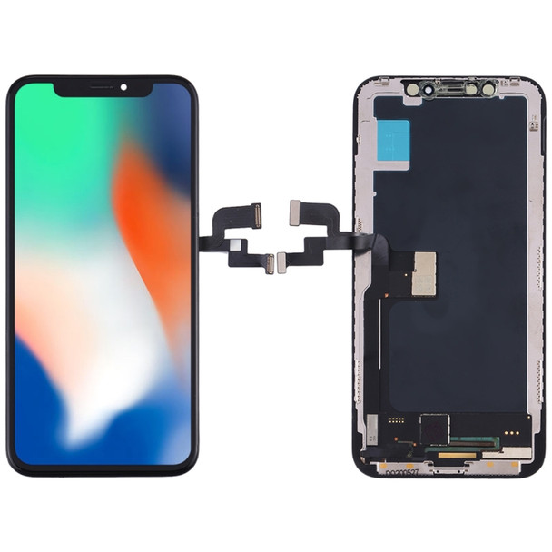 TFT Material Digitizer Assembly(LCD + Frame + Touch Pad) for iPhone X(Black)