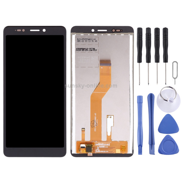 LCD Screen and Digitizer Full Assembly for Wiko Jerry 3(Black)