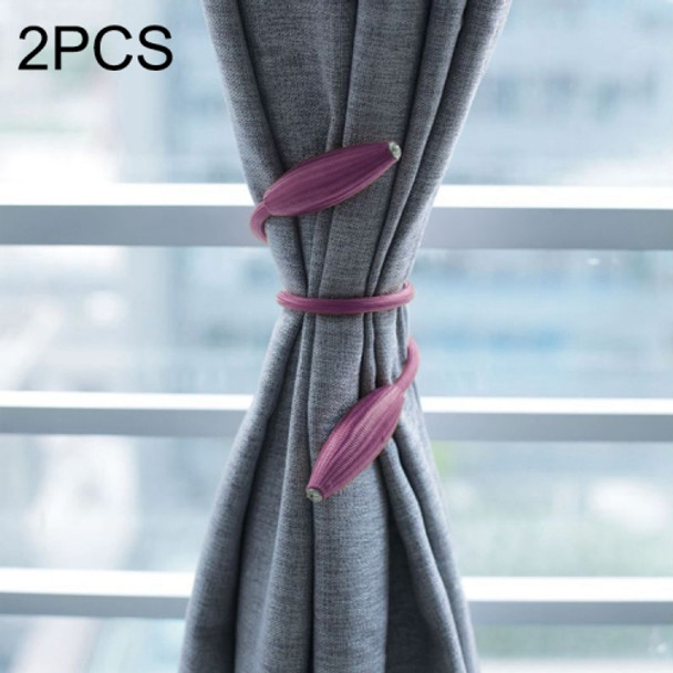 2 PCS Fashion Adornments Creative Curtain Tie Rope(Purple)