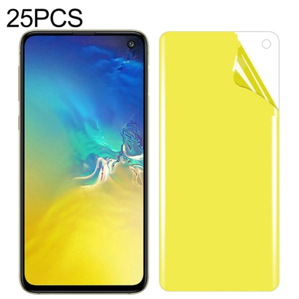 25 PCS For Galaxy S10e Soft TPU Full Coverage Front Screen Protector