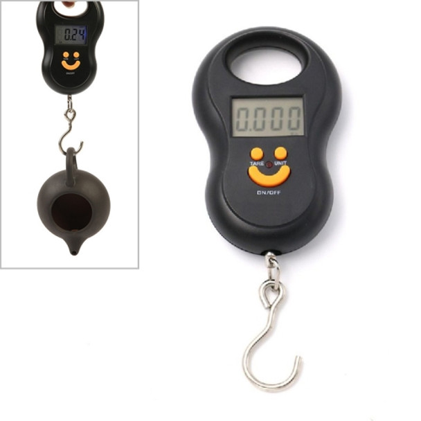 LCD Portable Electronic Handheld Hanging Digital Scale, Excluding Batteries(Black)