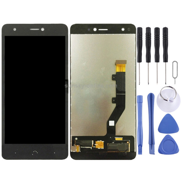 LCD Screen and Digitizer Full Assembly for BQ Aquaris X / X Pro(Black)