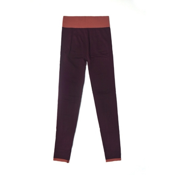 Outdoor Sports Fitness Yoga Peach Quick-drying Pants (Color:Wine Red Size:XL)