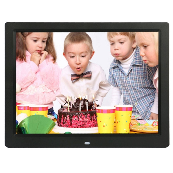 14 inch LED Display Multi-media Digital Photo Frame with Holder & Music & Movie Player, Support USB / SD / MS / MMC Card Input(Black)