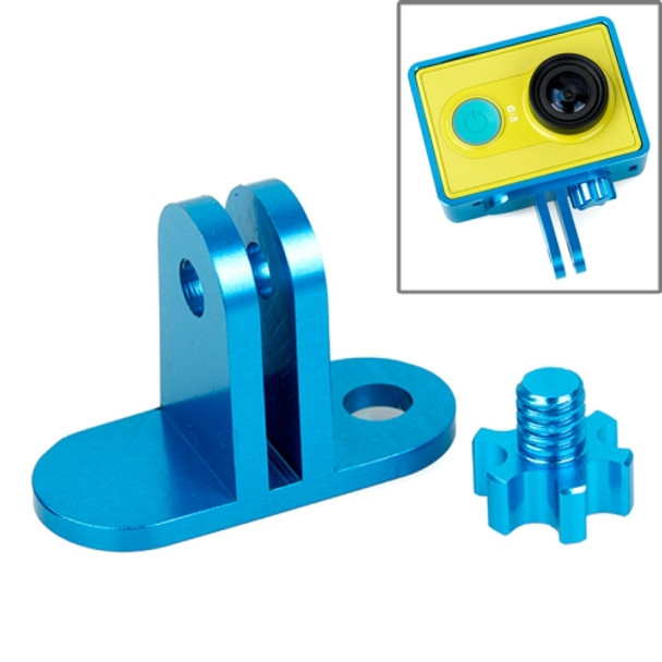 TMC Lightweight CNC Aluminum Headset Mount for XiaoMi YI Sport Camera(Blue)