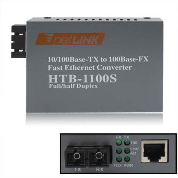 Single-mode Fast Ethernet Fiber Transceiver