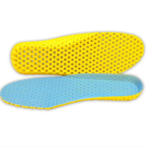 5 Pairs Stretch Breathable Deodorant Running Cushion Insoles, Shoe Size:42(Sky Blue)