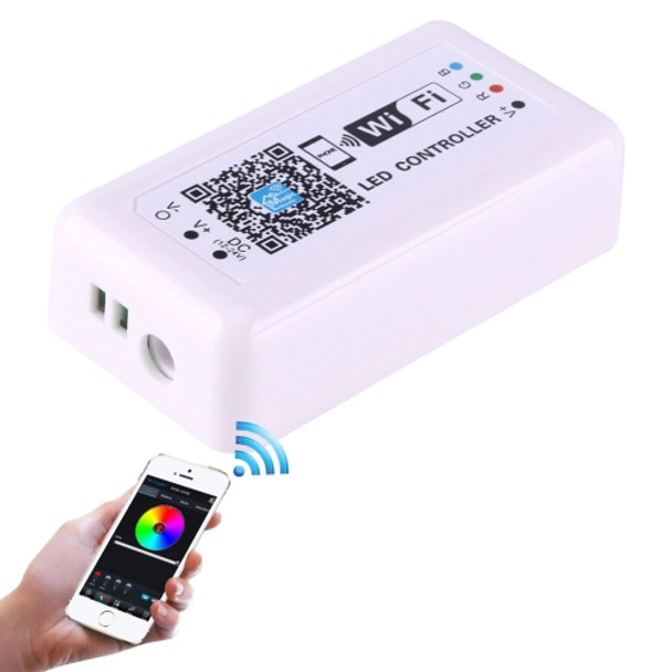 Wifi RGB LED Remote Controller, Support iOS 6 or later & Android 2.3 or later, DC 12-24V