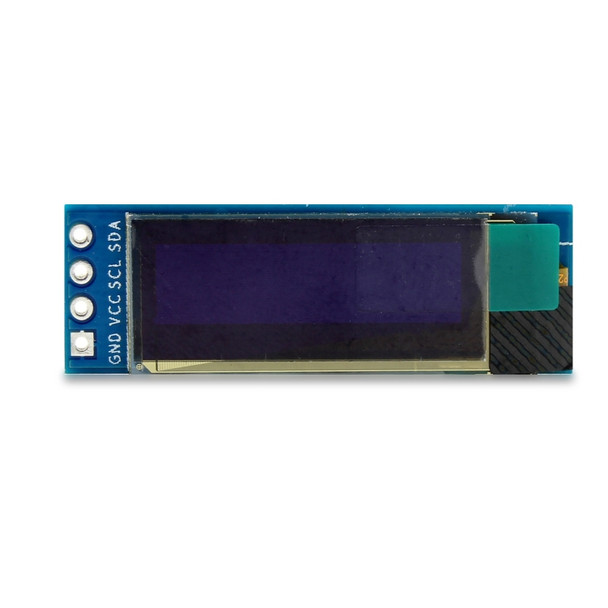 LDTR-WG0185 0.91 inch 128x32 IIC I2C Blue/White OLED LCD Display DIY Module DC3.3V 5V for PIC Arduino