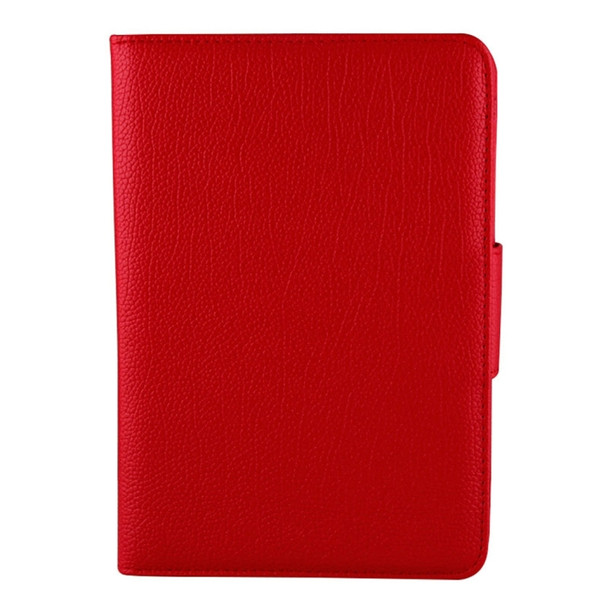 For Galaxy Tab A 8.0 / T350 2 in 1 Detachable Bluetooth Keyboard Litchi Texture Leather Case with Holder(Red)