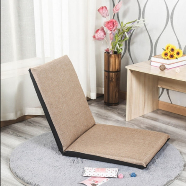 Lazy SofaSingle-person Folding Bed Small Sofa Back Chair Floating Window Chair Floor Chair Sofa Bed(Small Linen)