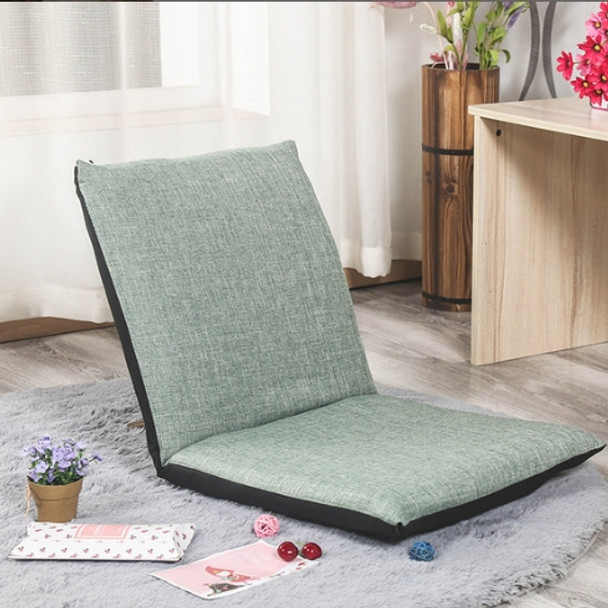 Lazy SofaSingle-person Folding Bed Small Sofa Back Chair Floating Window Chair Floor Chair Sofa Bed(Small Pea Green)