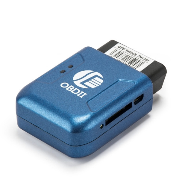 TK206 GPS OBD2 Real Time GSM Quad Band Anti-theft Vibration Alarm GSM GPRS Mini GPS Car Tracker (Blue)