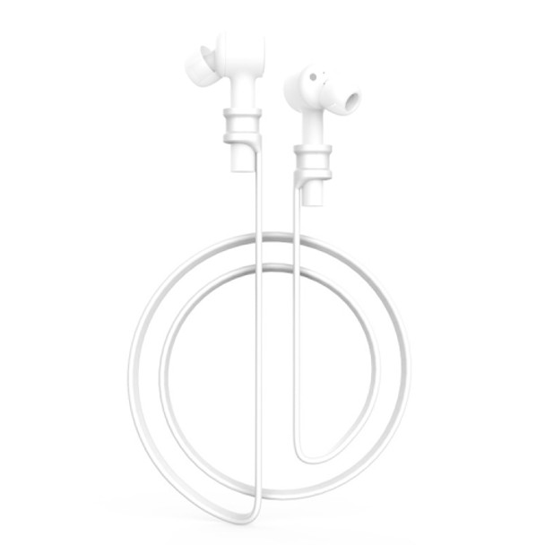 For Xiaomi Air Earphone Silicone Lanyard Anti-lost Rope(White)