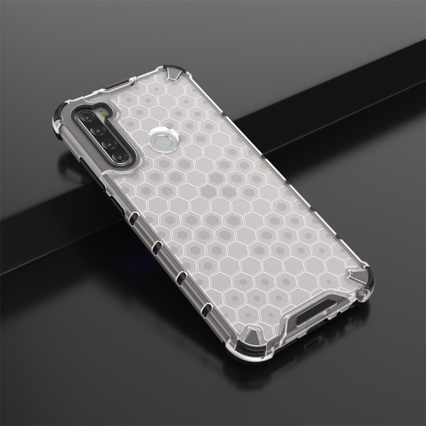 For Xiaomi Redmi Note 8T Shockproof Honeycomb PC + TPU Protective Case(Grey)