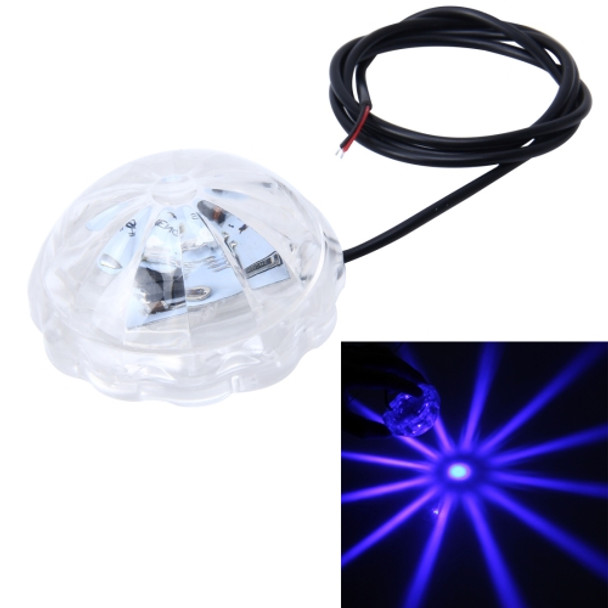 SRF-3089 DC8-80V 5W 300LM Chassis Light For Motorcycle, Wire Length: 76cm(Blue Light)