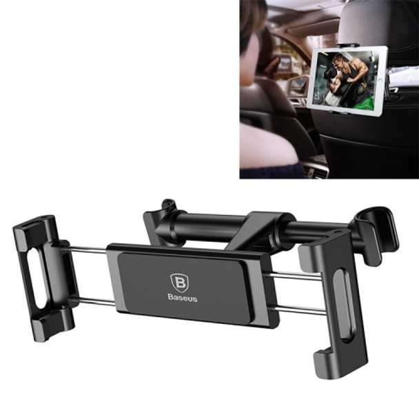 Baseus SUHZ-01 Clip-on Rear Seat Car Bracket for 4.7 - 12.9 inch Mobile Phone / Tablet(Black)