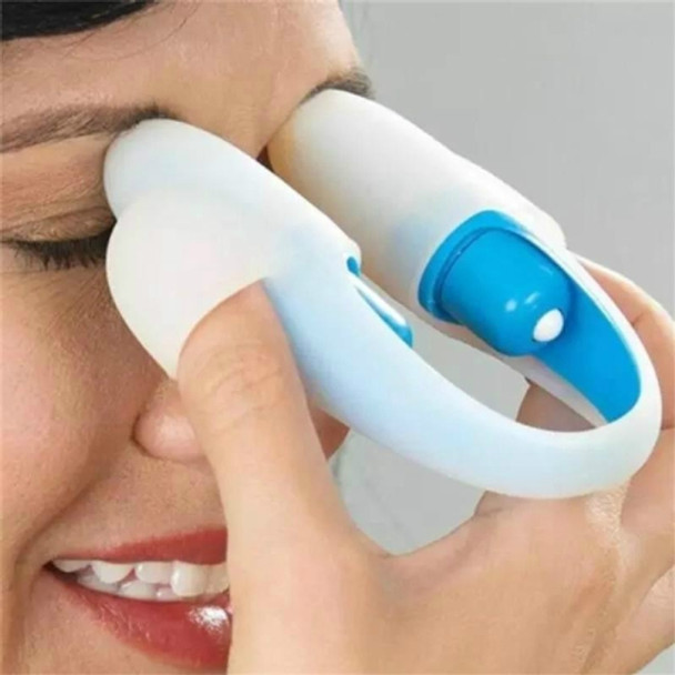 UTOUCH Finger Face and Neck Mini Massager Body Acupressure(Blue)