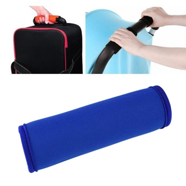 2 PCS Comfortable Neoprene Luggage Handle Wrap Grip Baby Universal Stroller Grip Protective Cover for Travel Bag Luggage Suitcase(Blue)