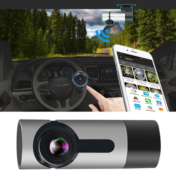 G6 170 Degrees Wide Angle Full HD 1080P Video Car DVR, Support TF Card / WIFI / Loop Recording, with Starlight Night Vision Function(Silver)