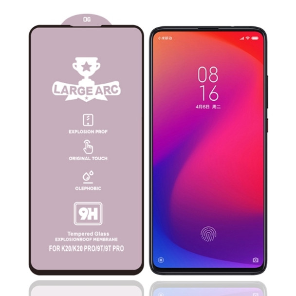 For Xiaomi Mi 9T Pro 9H HD Large Arc High Alumina Full Screen Tempered Glass Film