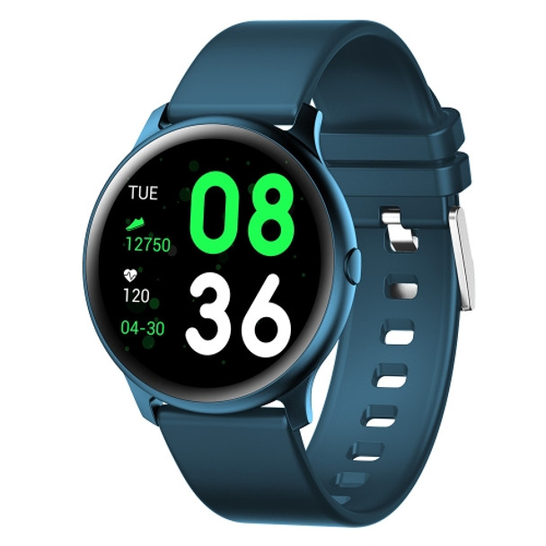 KW19 1.3 inch TFT Color Screen Smart Watch, Support Call Reminder /Heart Rate Monitoring/Blood Pressure Monitoring/Sleep Monitoring/Blood Oxygen Monitoring(Bluish)