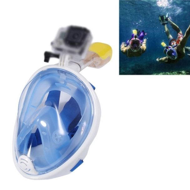 Water Sports Diving Equipment Full Dry Diving Mask Swimming Glasses for GoPro HERO6/ 5 /5 Session /4 /3+ /3 /2 /1, M Size(Blue)