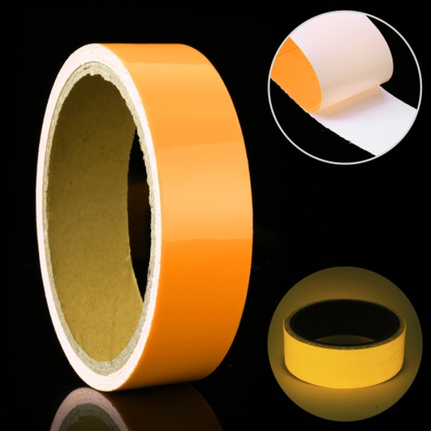 Luminous Tape Green Glow In Dark Wall Sticker Luminous Photoluminescent Tape Stage Home Decoration, Size: 2cm x 3m(Yellow Light)