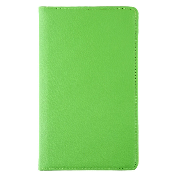 Litchi Texture Rotating ClassicBusiness Horizontal Flip Leather Case for Galaxy Tab A 8.0 T290 / T295 (2019), with Holder (Green)