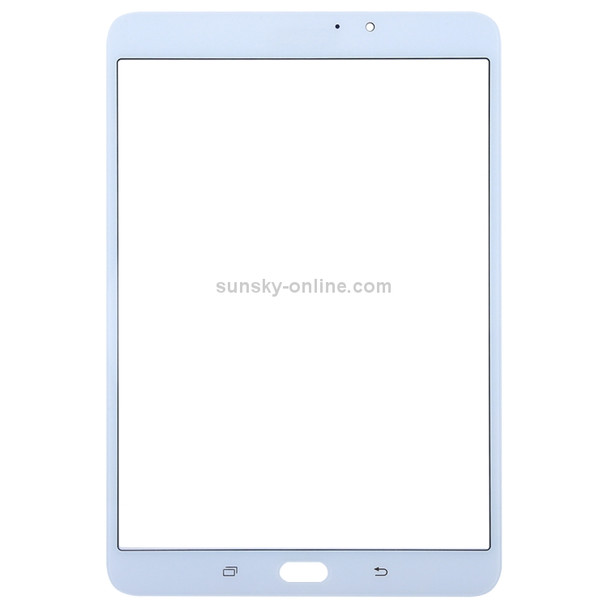 Front Screen Outer Glass Lens for Galaxy Tab S2 8.0 / T713(White)