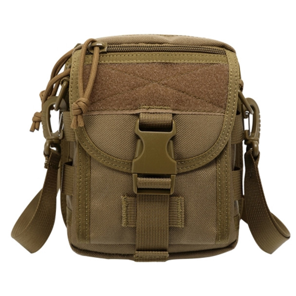 INDEPMAN DL-B020 Fashion Army Style Oxford Cloth  Package Crossbody Bag Shoulder Sling Bag Hand Bag Messenger Bag, Size: 17 x 15 x 8 cm(Khaki)