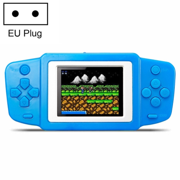 CoolBaby RS-33 268 in 1 Classic Games Handheld Game Console with 2.5 inch Color Screen, EU Plug(Blue)