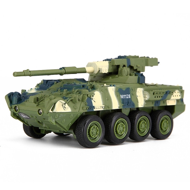 Creative 8021 Artillery Vehicle Remote-controlled Tank Military Model Toy Car(Green)