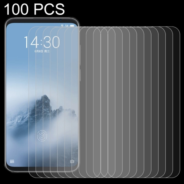 100 PCS 0.26mm 9H 2.5D Tempered Glass Film for Meizu 16 Plus