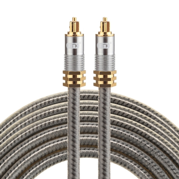 EMK YL-A 3m OD8.0mm Gold Plated Metal Head Toslink Male to Male Digital Optical Audio Cable