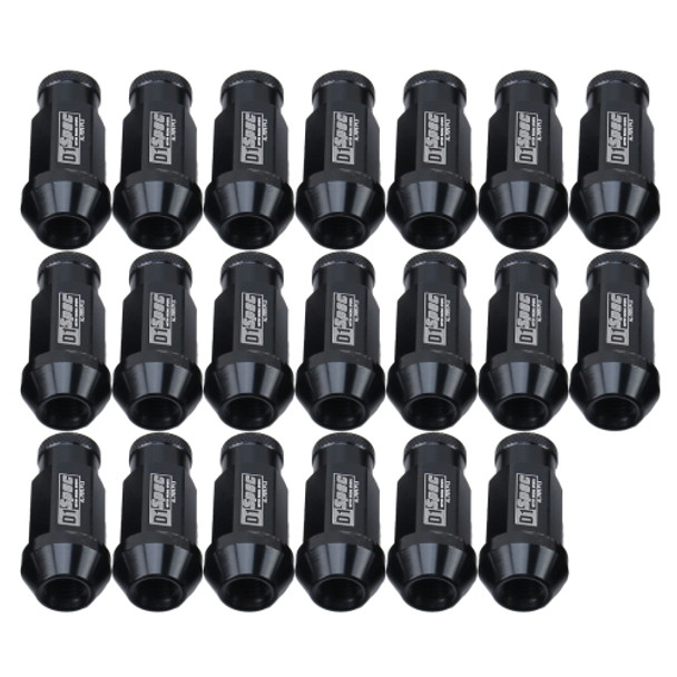 20 PCS D1 Spec P1.5 Racing Wheel Nut, Length: 50mm(Black)