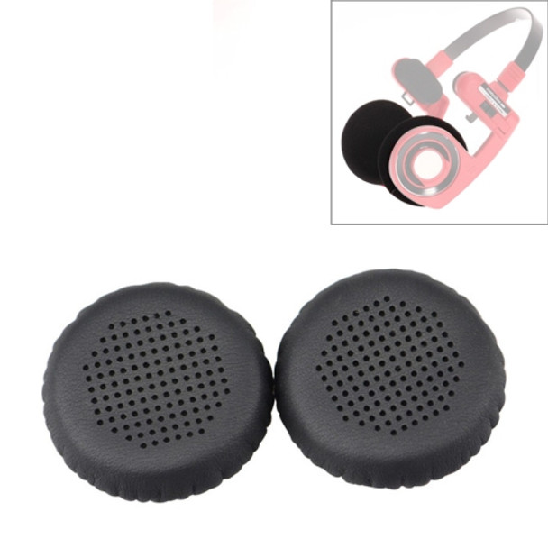 2 PCS For KOSS PP / SP Perforated Ventilation Version Protein Leather Cover Headphone Protective Cover Earmuffs (Black)