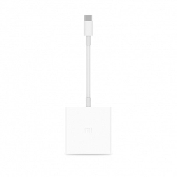 Original Xiaomi 4K 3D 5Gbps USB-C / Type-C to HDMI Cable Connector Adapter Charger with Current Voltage Identification, For Galaxy S8 & S8 + / LG G6 / Huawei P10 & P10 Plus / Xiaomi Mi6 & Max 2 and other Smartphones(White)