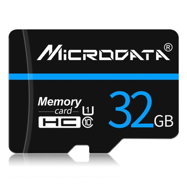 MICRODATA 32GB U1 Blue Line and Black TF(Micro SD) Memory Card