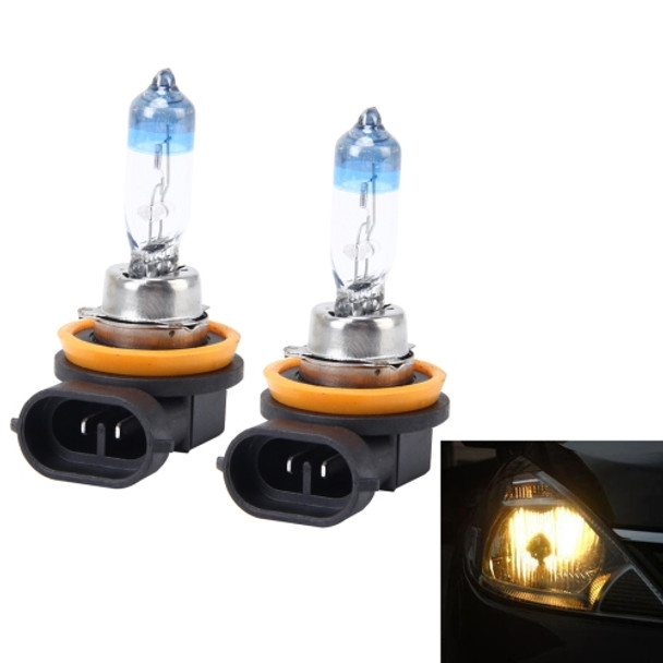 2 PCS H8/H11 55W 1700 LM 4300K HID Bulbs Xenon Lights Lamps, DC 12V