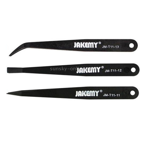 JAKEMY JM-T11 3 in 1 Professional Anti-static Tweezers Kit