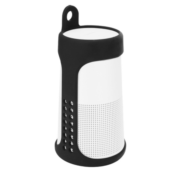 Portable Shockproof Silica Gel Bluetooth Speaker Protective Case for Bose Soundlink Revolve (Black)