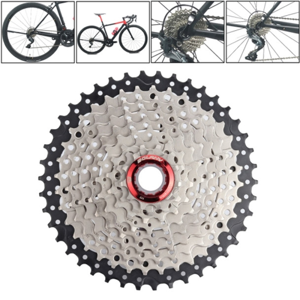 BOLANY CSM940BS 9-speed 40T Steel Card Type Mountain Bike Flywheel Bicycle Chain Tower Wheel