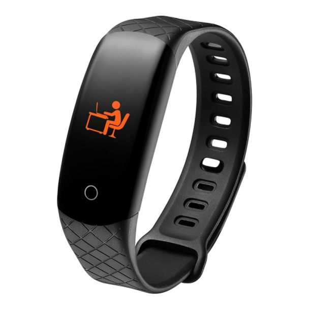 CB608 0.96 inch TFT Color Screen Smart Bracelet IP68 Waterproof, Support Call Reminder/ Heart Rate Monitoring /Blood Pressure Monitoring/ Sleep Monitoring/Excessive Sitting Reminder(Black)