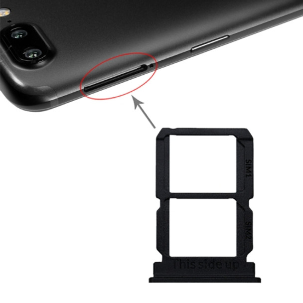 Black SIM Card Tray + SIM Card Tray for OnePlus 5T A5010